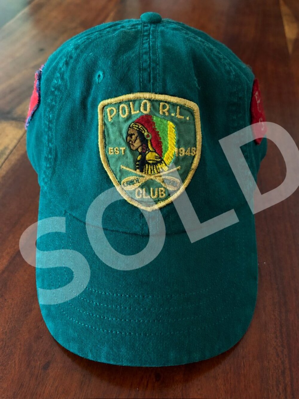 NWT POLO RALPH LAUREN 1 OF 1 CANOE KAYAK CLUB RL67 RL32 PATCH STRAPBACK CAP HAT